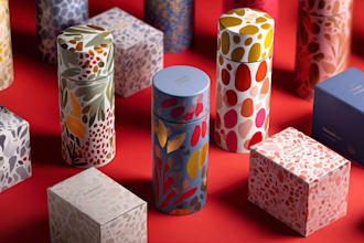 create custom packaging designs for food and cosmetics
