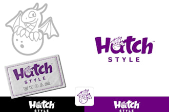 do modern wonderful dragon logo design