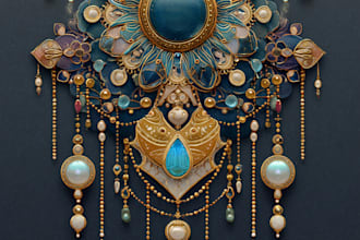 create a sketch design of your simple jewelry
