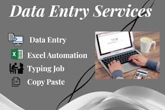 do the data entry, online business listing