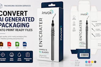 convert ai generated packaging into print ready files