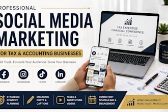 manage social media for tax accounting and bookkeeping firms