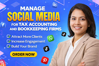 manage social media for tax accounting and bookkeeping firms