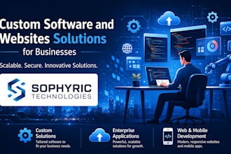 develop custom software and websites for businesses