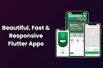 build responsive flutter app with dotnet API for android and ios