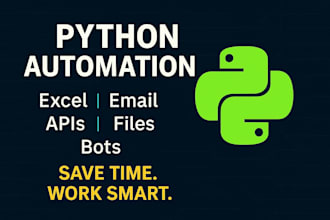 create custom python web scraper or automation bot