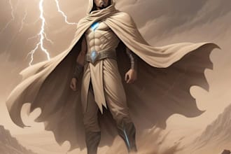 draw unique characters for stories, games, or branding