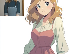 illustrate anything in manga anime art style