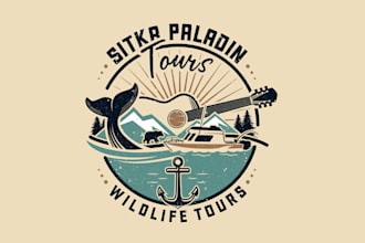 design sitka paladin tours logo