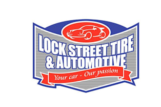 design wonderful automotive tire shop logo