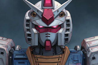 create gundam, transformers, mecha robot