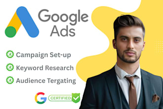 setup, optimize and manage your google ads PPC