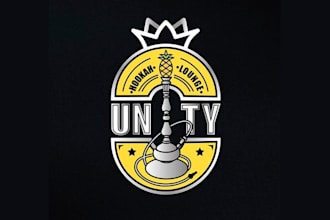 design amazing beer wine hookah logo
