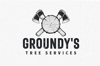 design professional tree service company logo