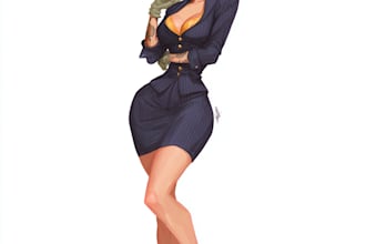 do a pin up girl and pin up girl illustration