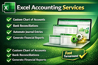 do bookkeeping in excel from scratch make general ledger and financial statement