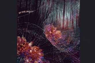 design and animate abstract album cover art