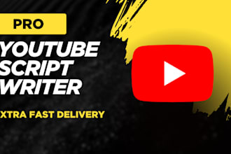 research and write a script for your youtube video