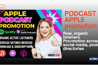 do professional podcast apple promotion