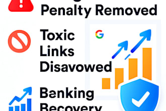 remove guaranteed google penalty disavow spam links for SEO boost rankings