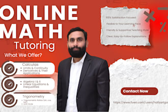be your expert math tutor for all grades