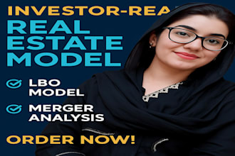 investor ready custom lbo model and real estate model