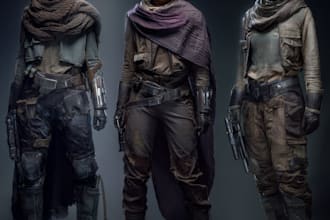 create your star wars and sci fi illustration arts