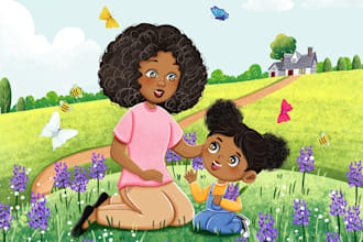 illustrate african american children book illustration