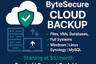 provide cloud backup for files and servers