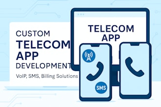 build telecom app, voip platforms, telecom websites
