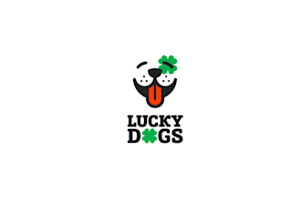 design lucky dogs doggy daycare logo