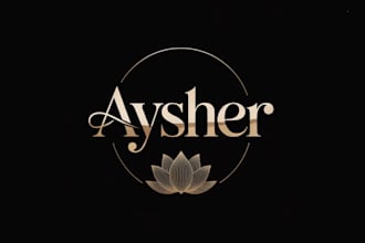 create luxury fancy, cosmetics and beauty logo