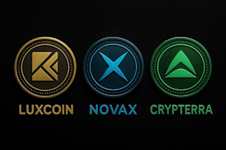 do crypto, cryptocurrency, crypto token and crypto coin logo