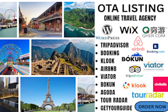 list online tour travel agency ota listing on viator tripadvisor bokun website
