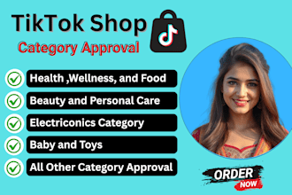 approve tiktok shop category, unlock restricted categories