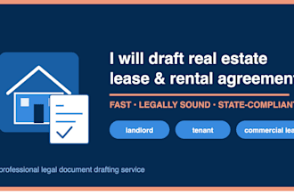 draft real estate lease and rental agreements
