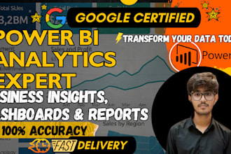create interactive power bi dashboards and visualizations