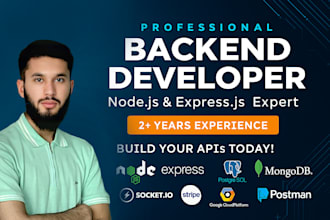 be your node js backend developer