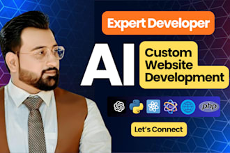 do ai website development, software developer, ai chatbot, business websites