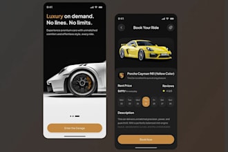 develop car rental app, booking app, taxi booking app like turo and zipcar
