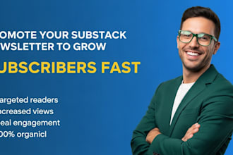 do massive substack promotion, substack page, link promotion to active audience