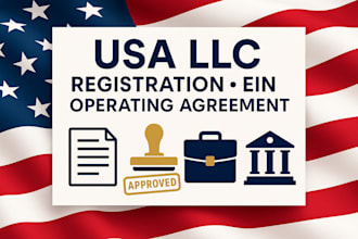 register your USA llc with ein and operating agreement