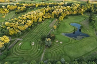 plan 9 holes golf course,terrain, rv park,golf cart, golfbay,landscape,moho golf