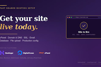 deploy your web app to hostinger digitalocean or cpanel hosting