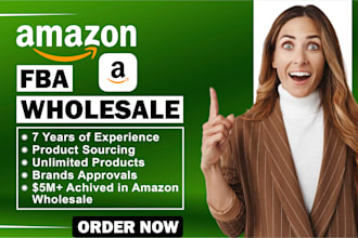 be amazon fba wholesale VA for brand approvals and sourcing