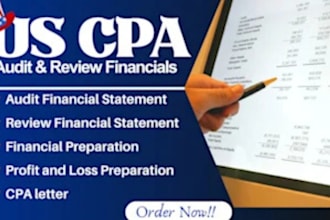 do CPA audit, financial statements, CPA letter, balance sheet