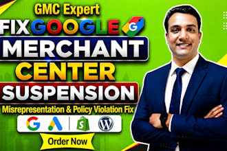 fix google merchant center suspension