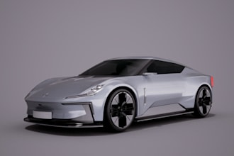 do 3d realistic car rendering,3d vehicle modeling, game ready assets,3d printing