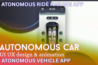 develop autonomous self driving app, autonomous ride hailing app, ride booking