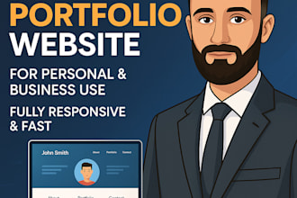 create a modern personal and business portfolio